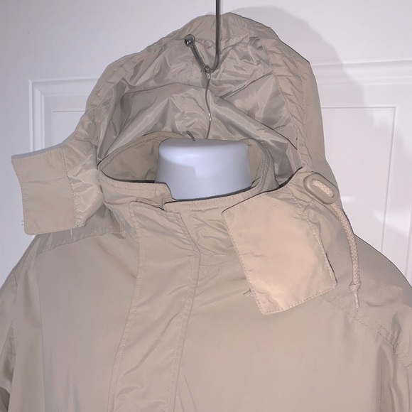 Eddie Bauer Men's EBtek Zip-Out Hoodie Goose Down Parka Sand Beige Size Medium - Picture 7 of 15